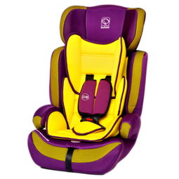 贝驰正品车载儿童安全座椅宝宝 婴儿汽车安全座椅 9月 12岁 isofix接口 优雅紫 不带isofix儿童安全座椅产品图片1